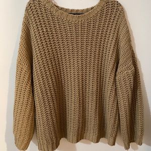 Oversized Brown Sweater